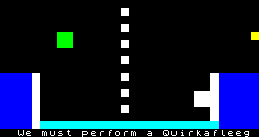 We must perform a Quirkafleeg